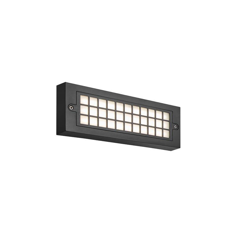 Απλίκα Led Εξωτερικού Χώρου Eurolamp Senario 145-52117 Black 3CCT