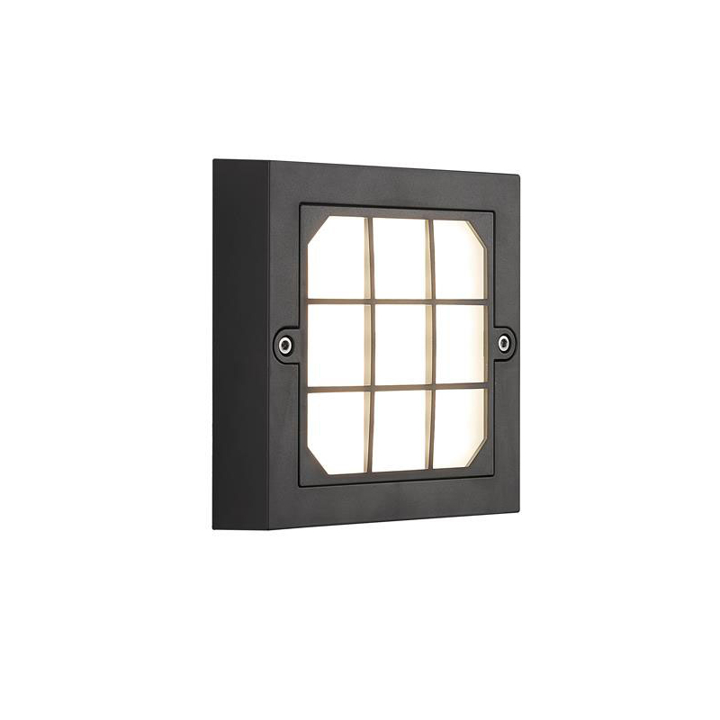 Απλίκα Led Εξωτερικού Χώρου Eurolamp Senario 145-52121 Black 3CCT