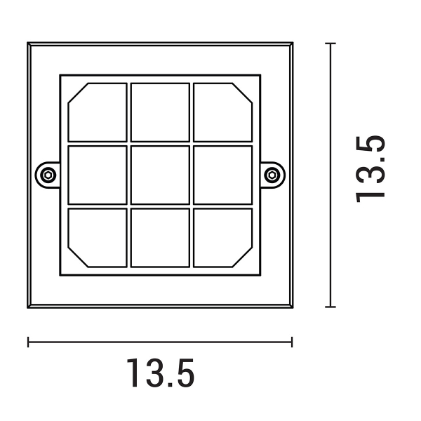 Απλίκα Led Εξωτερικού Χώρου Eurolamp Senario 145-52122 Grey 3CCT