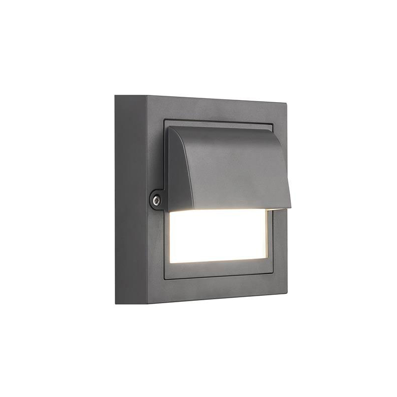 Απλίκα Led Εξωτερικού Χώρου Eurolamp Senario 145-52127 Dark Grey 3CCT