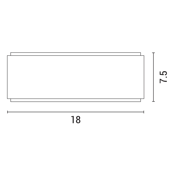 Απλίκα Led Εξωτερικού Χώρου Eurolamp Nikita 145-82090 White