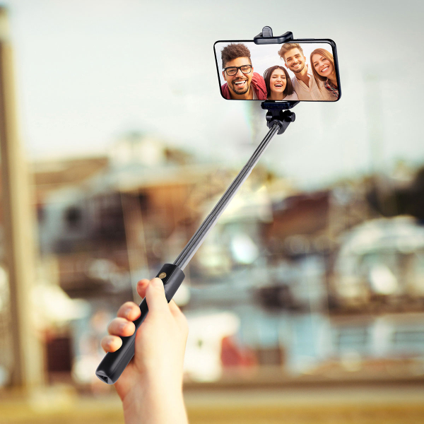 Selfie Stick Mε Bluetooth Επεκτεινόμενο (19-80x4.2x3) Grundig 871125227004