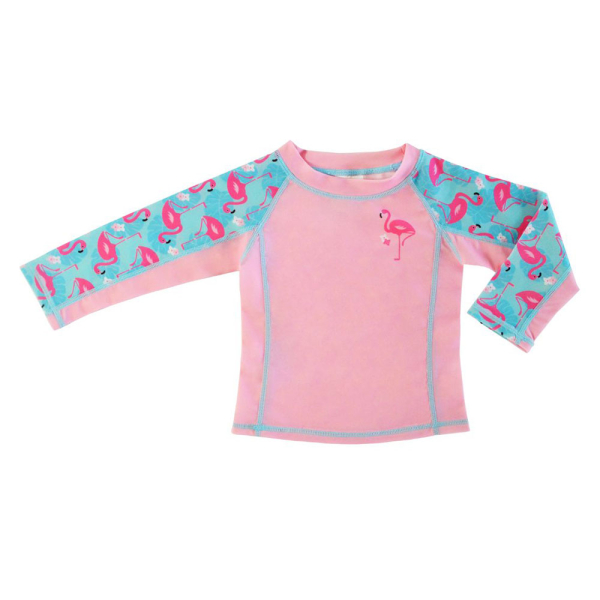 Παιδική Μπλούζα Με Αντηλιακή Προστασία Zoocchini Franny The Flamingo