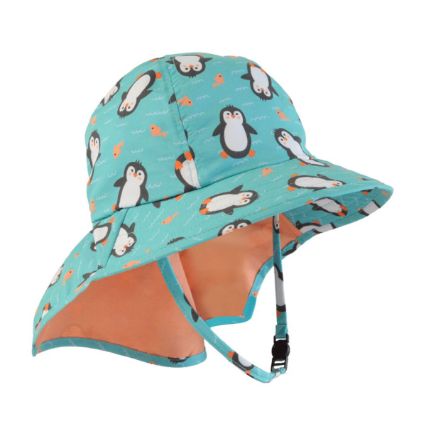 Παιδικό Καπέλο Με Αντηλιακή Προστασία Zoocchini Penguin
