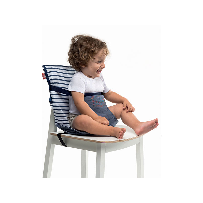 Φορητό Καθισματάκι Φαγητού (6+ Μηνών) Baby To Love Pocket Chair Μπλε Ριγέ BTL301293