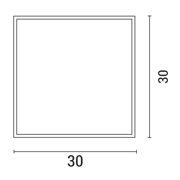 Πλαφονιέρα Led Εξωτερικού Χώρου Eurolamp 145-20085 White