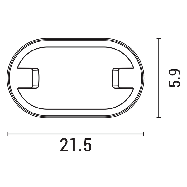 Απλίκα Led Εξωτερικού Χώρου Eurolamp 145-20089 Black