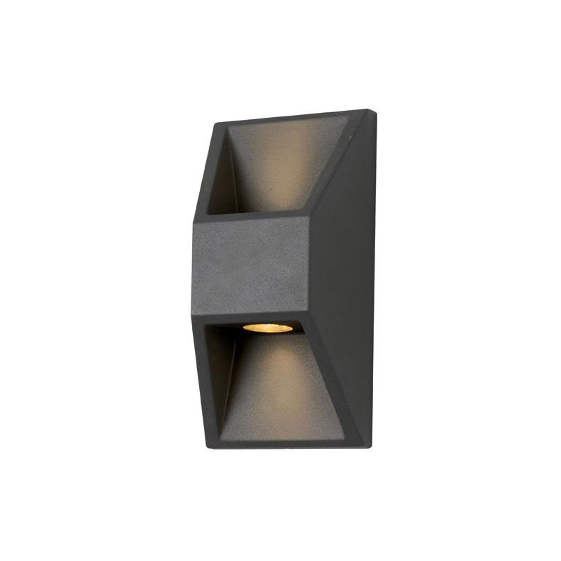 Απλίκα Led Εξωτερικού Χώρου Eurolamp 145-20246 Dark Grey