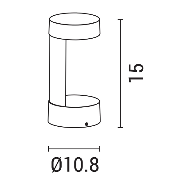 Απλίκα Led Εξωτερικού Χώρου Eurolamp 145-20248 Matt Black