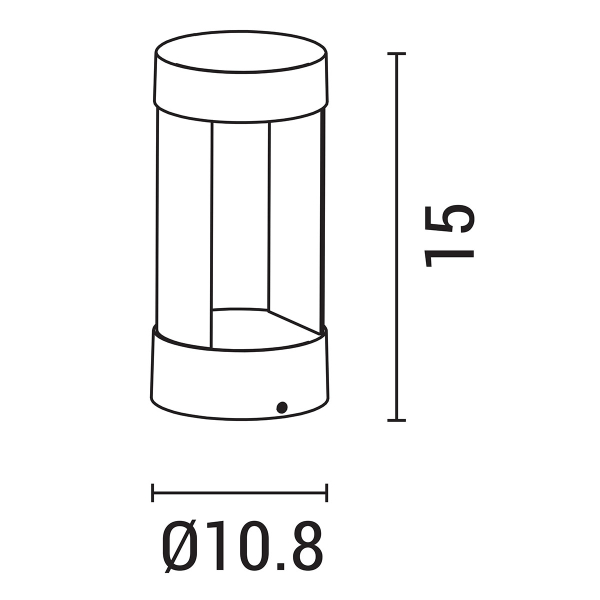 Απλίκα Led Εξωτερικού Χώρου Eurolamp 145-20249 Matt Black