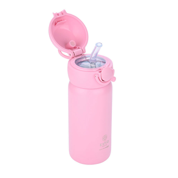 Παγούρι - Θερμός 350ml Με Καλαμάκι Estia Save The Aegean Candy Pink 01-23515