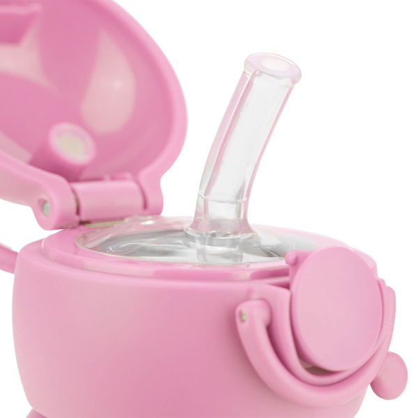 Παγούρι - Θερμός 350ml Με Καλαμάκι Estia Save The Aegean Candy Pink 01-23515