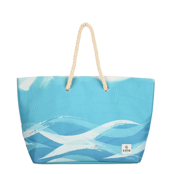 Τσάντα Θαλάσσης (63x20x36) Estia Save The Aegean Tranquil Tides 00-25472
