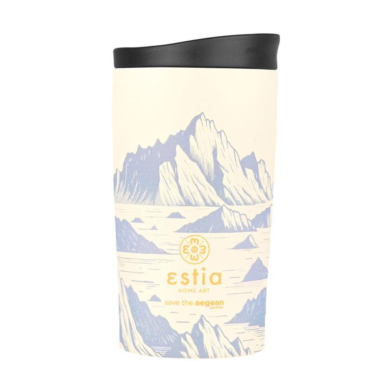 Ποτήρι Θερμός 350ml Estia Save The Aegean Travel Mug Ecozen Horizon 01-25625