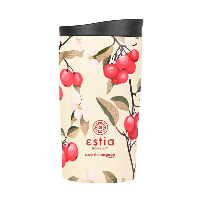 Ποτήρι Θερμός 350ml Estia Save The Aegean Travel Mug Sakura Whisper 01-25632