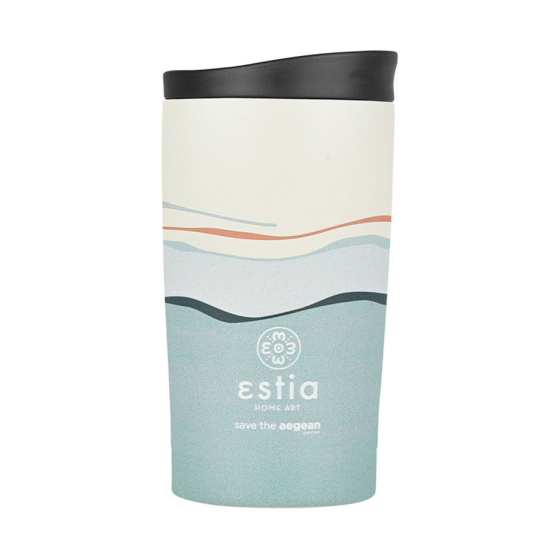 Ποτήρι Θερμός 350ml Estia Save The Aegean Travel Mug Alpine Essence 01-25618