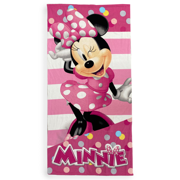 Παιδική Πετσέτα Θαλάσσης Microfiber (70x140) Dimcol Minnie 26