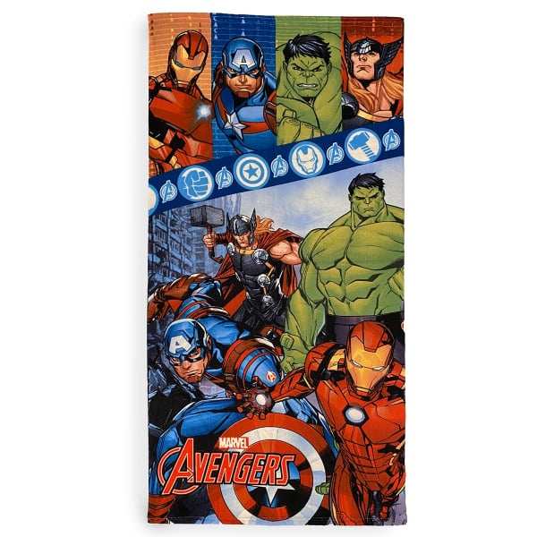 Παιδική Πετσέτα Θαλάσσης Microfiber (70x140) Dimcol Marvel Avengers 04