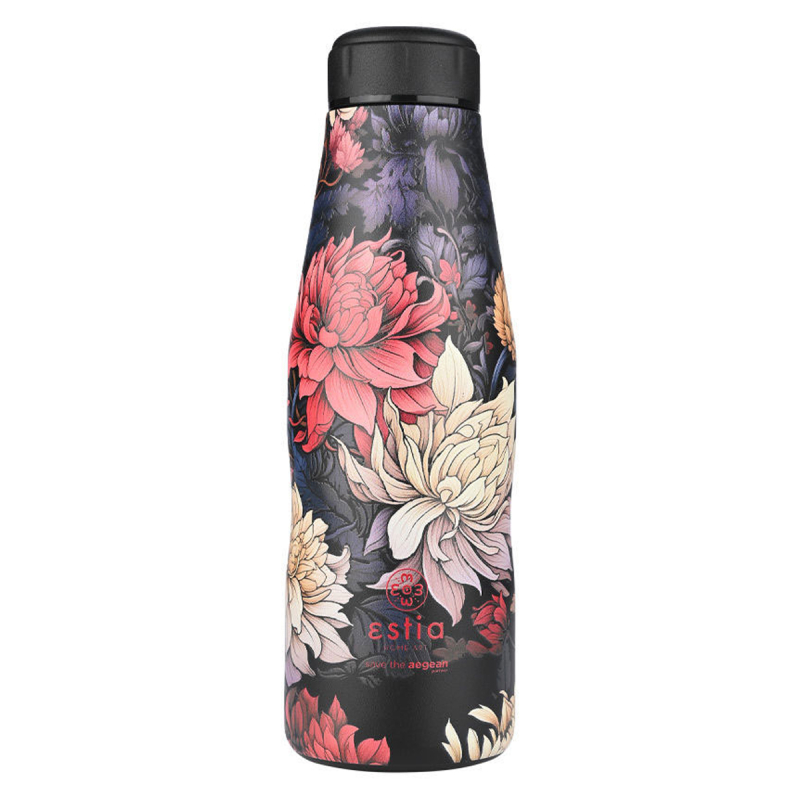 Μπουκάλι Θερμός 500ml Estia Save The Aegean Midnight Blossom 01-22099