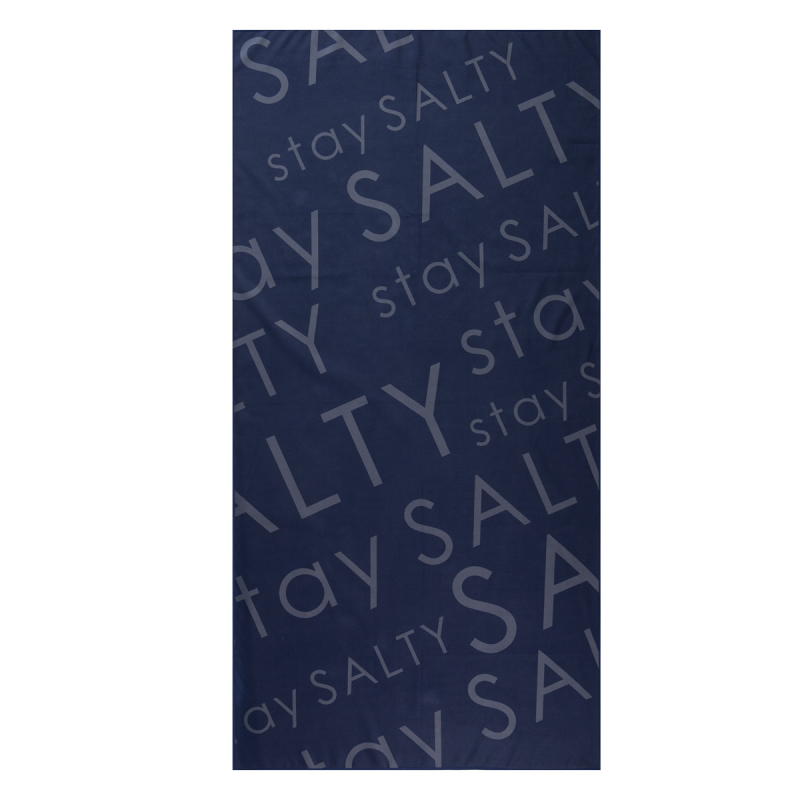 Πετσέτα Θαλάσσης Microfiber (75x150) Nef-Nef Stay Salty Blue/Black 200gsm