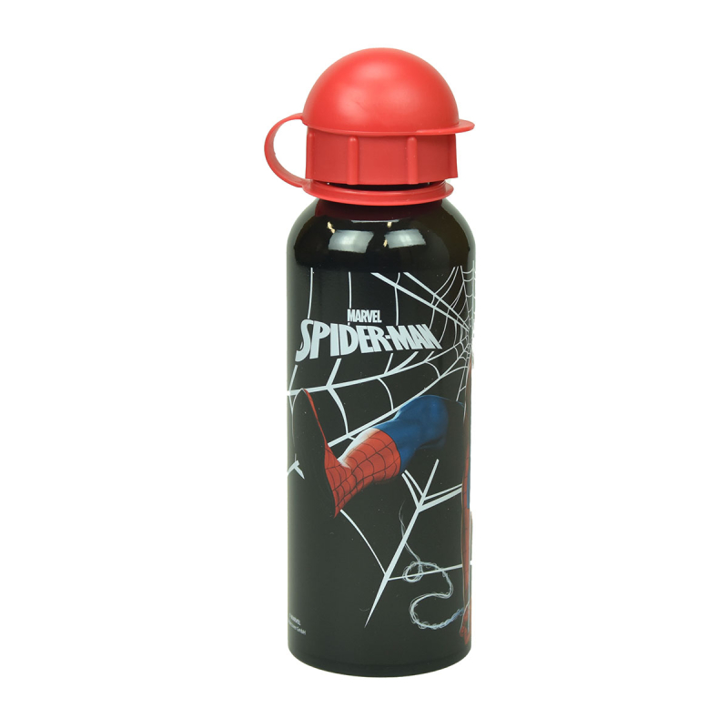 Παγούρι 520ml Με Στόμιο Gim Spiderman Black City