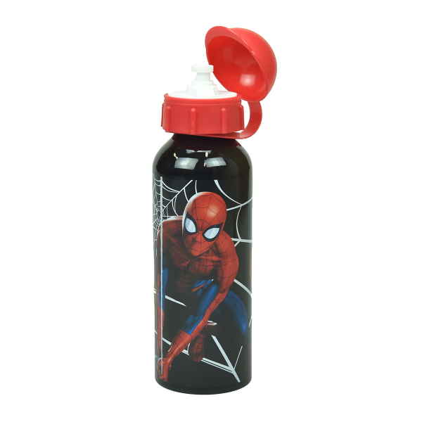 Παγούρι 520ml Με Στόμιο Gim Spiderman Black City