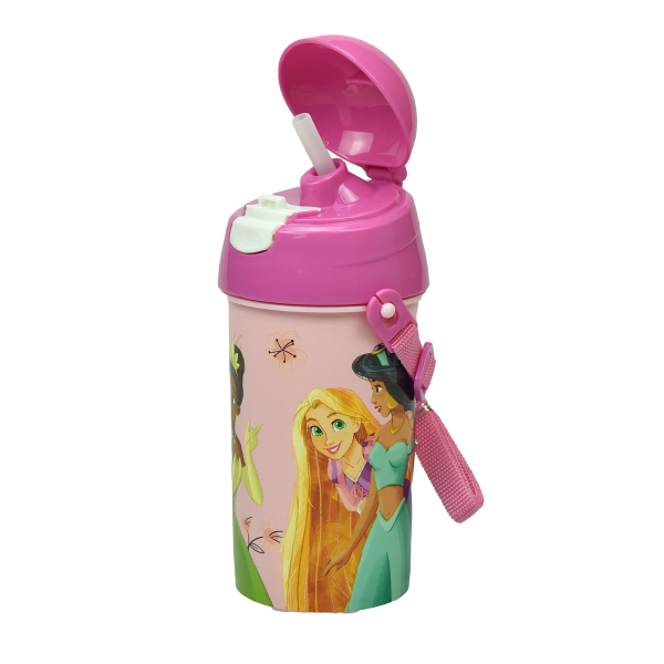 Παγούρι 500ml Με Καλαμάκι Gim FD Princess Summer Fun