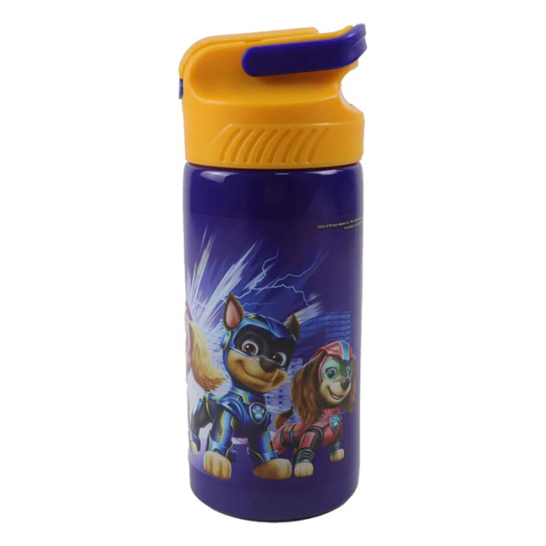 Παγούρι 500ml Με Καλαμάκι Gim SS Paw Patrol Mighty Movie