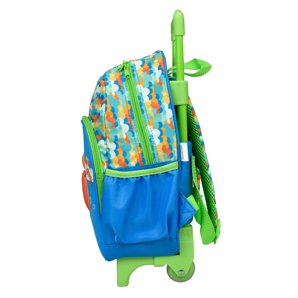 Σχολική Τσάντα Τρόλεϊ Νηπιαγωγείου (25x15x30) Fisher Price Frog