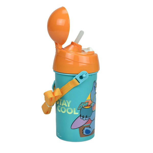 Παγούρι 500ml Με Καλαμάκι Gim FD Lilo & Stitch