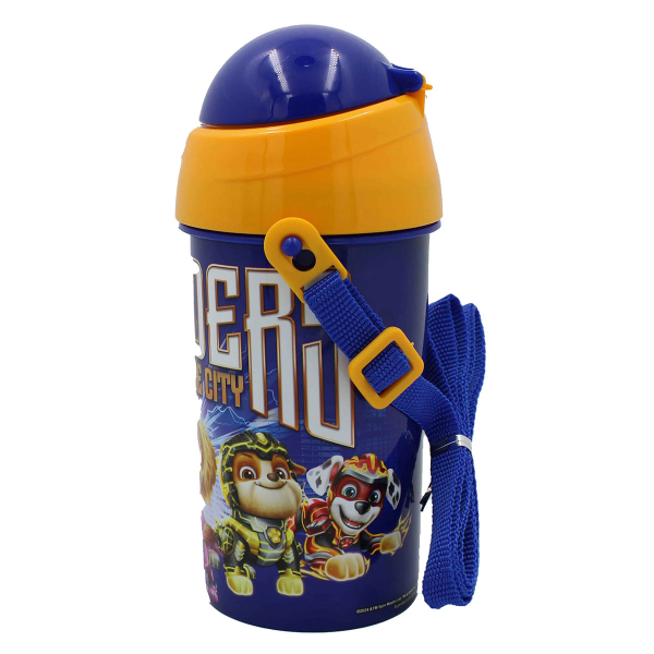 Παγούρι 500ml Με Καλαμάκι Gim FD Paw Patrol Mighty Movie