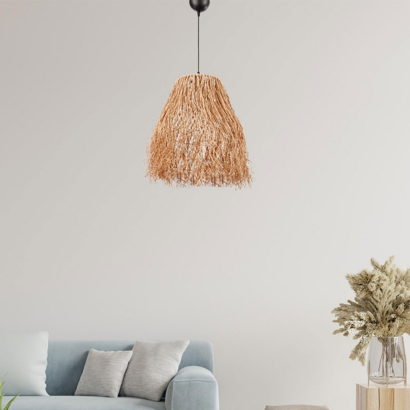 Φωτιστικό Οροφής Μονόφωτο A-G Fringe 390FLH1810 Natural