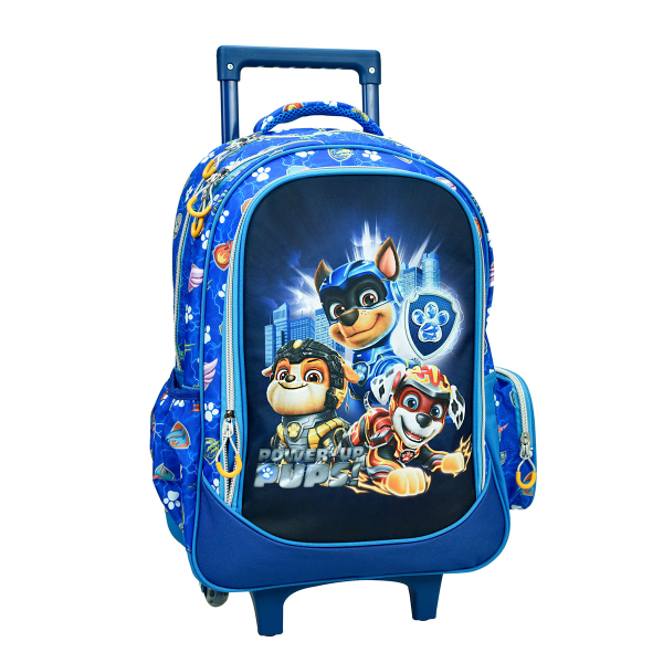 Σχολική Τσάντα Τρόλεϊ Δημοτικού (35x20x46) Gim Paw Patrol Mighty Movie