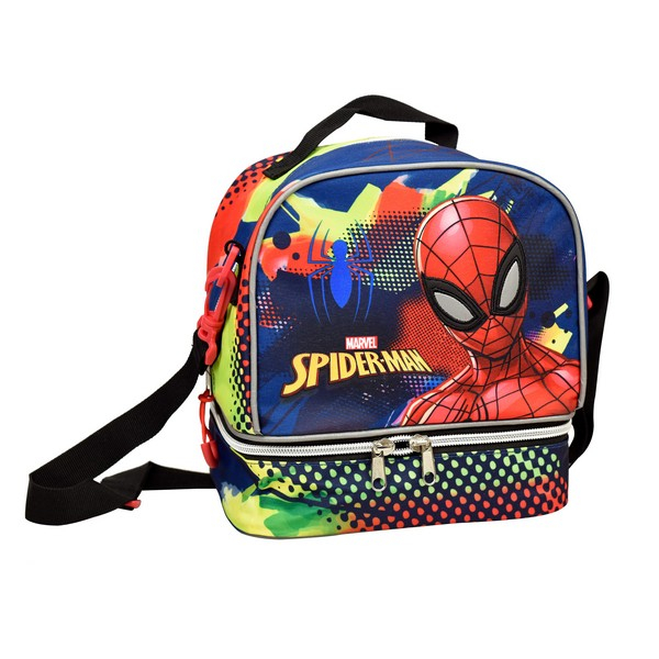 Ισοθερμική Τσάντα Φαγητού (20x15x21) Gim Spiderman Silver Eyes