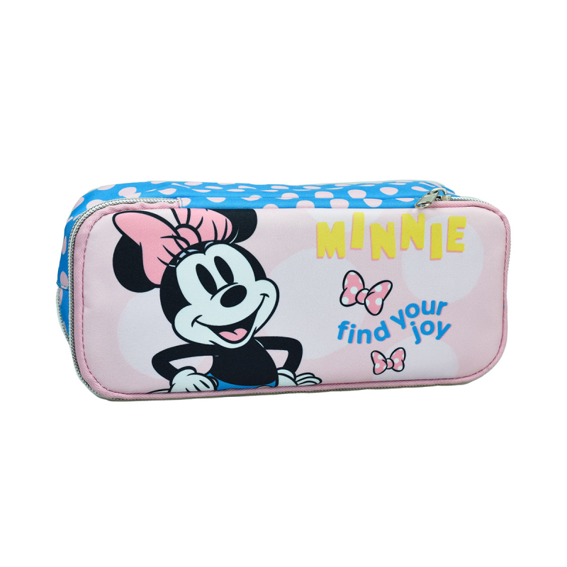 Κασετίνα Διπλή (23.5x10.5x6) Gim Minnie Polka Dot Powder