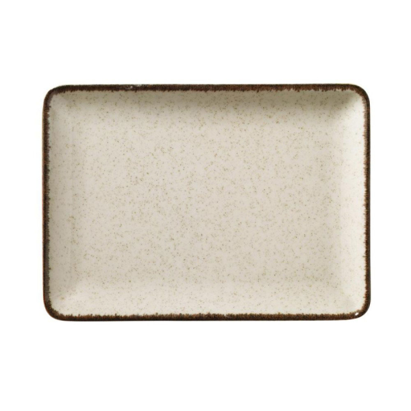 Πιατέλα Σερβιρίσματος Ορθογώνια (18x13) Kutahya Porselen Tan-P02 Cinnamon