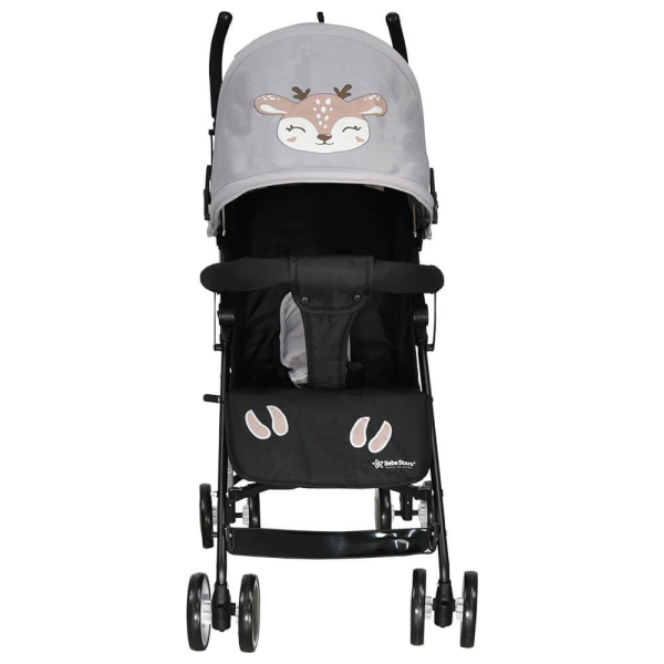 Καρότσι Μπαστούνι (6-36 Μηνών) Bebe Stars Buggy Deer Grey