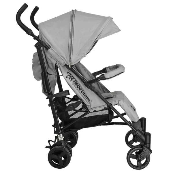 Καρότσι Μπαστούνι (6-36 Μηνών) Bebe Stars Buggy Adam Ice Grey 186-188