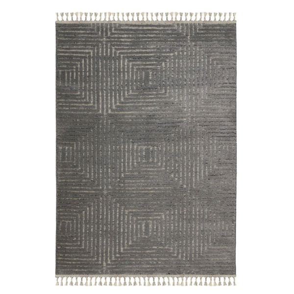 Χαλί (133x190) Βιοκαρπέτ Momentum T434A L.Grey/D.Grey