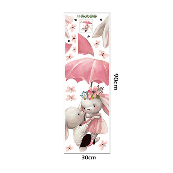 Παιδικά Αυτοκόλλητα Τοίχου Sipo Bunnies With Umbrella SIP-WS63033