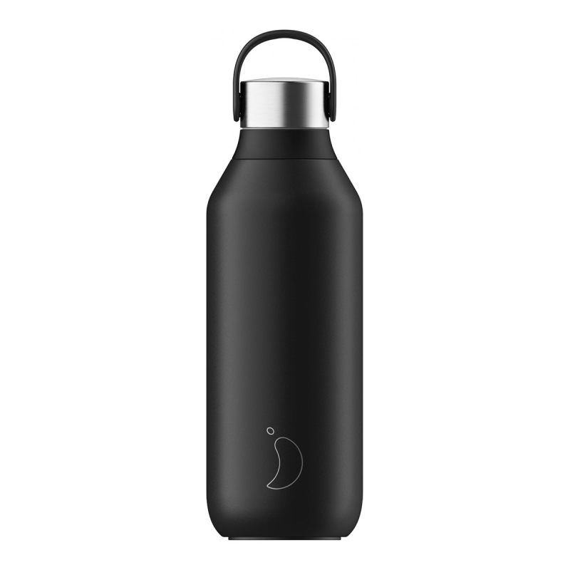 Μπουκάλι Θερμός 500ml Chilly's Series 2 Bottle Abyss Black