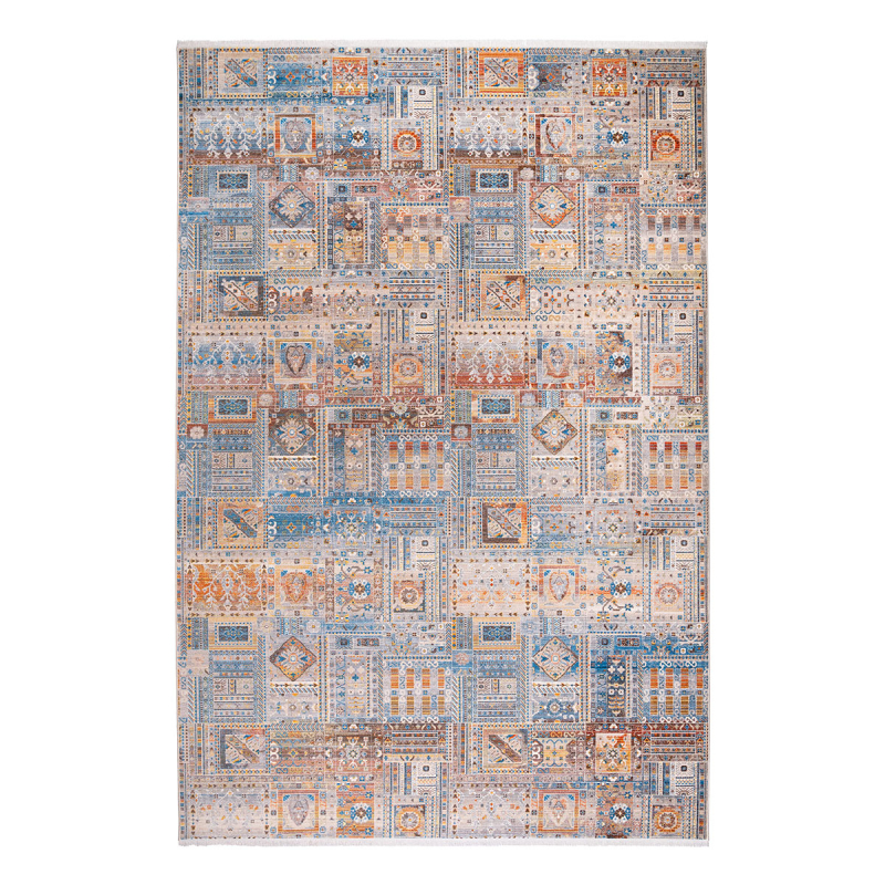 Χαλί All Season (120x156) Βιοκαρπέτ Naf Naf Leonardo 708 Beige Grey