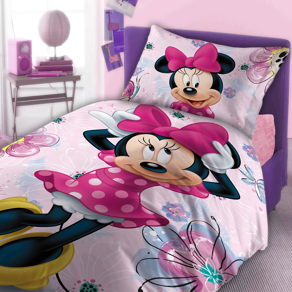 Παπλωματοθήκη Μονή (Σετ 160×240) Dimcol Minnie 850