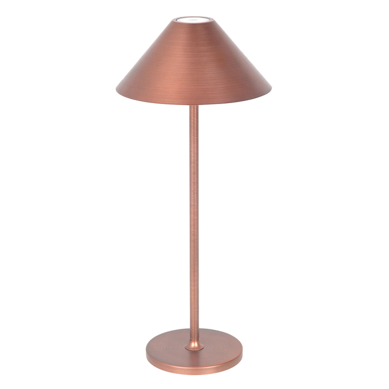 Επαναφορτιζόμενο Πορτατίφ Led Viokef Cone Copper 4275202