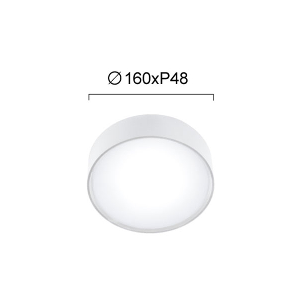 Φωτιστικό Πλαφονιέρα Led Viokef Ibiza White 4298801