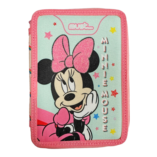 Κασετίνα Διπλή Γεμάτη (21x15x5) Must Minnie Mouse 563590