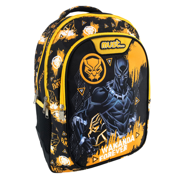 Σχολική Τσάντα Δημοτικού (32x18x43) Must Black Panther 506219