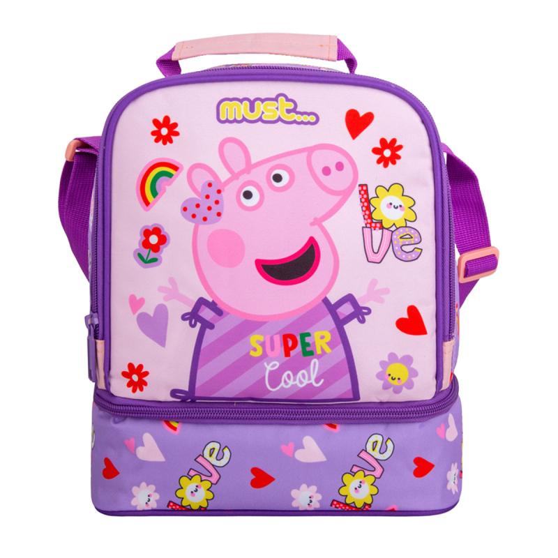 Ισοθερμική Τσάντα Φαγητού (22x16x28) Must Peppa Pig Super Cool 482797