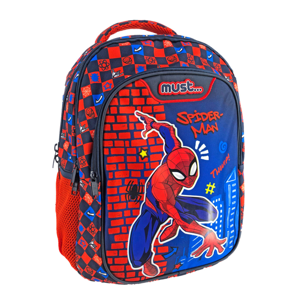 Σχολική Τσάντα Δημοτικού (32x18x43) Must Spiderman THWIP 508375