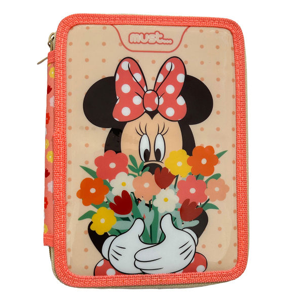 Κασετίνα Διπλή Γεμάτη (21x15x5) Must Minnie Happiness 564397